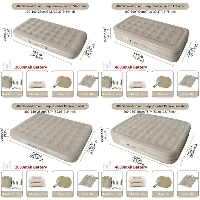 New Air Mattress Bed Double sleeping Pad ''